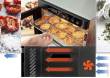 Електрична сушарка для продуктів (дегідратор) Bratex BFD-1147 10 секцій