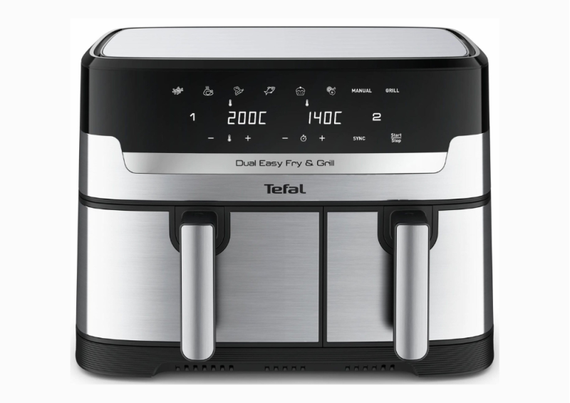 Мультипіч (Аерогриль) Dual Easy Fry & Grill Air Fryer TEFAL EY905D10