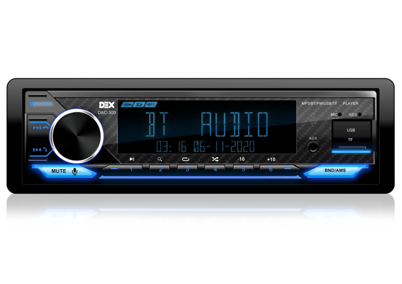 Автомагнітола DAC-300 MP3 / 1 DIN