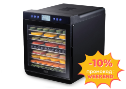 Електрична сушарка для продуктів (дегідратор) DEX DFD-515S 10 секцій