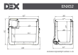 Холодильник-морозильник DEX ENX-52